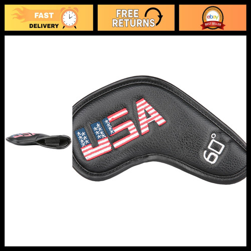 Premium black leather - black, golf