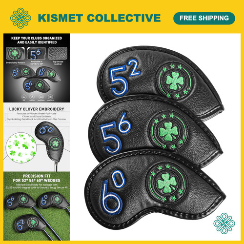 Golf iron wedge head covers - golf,